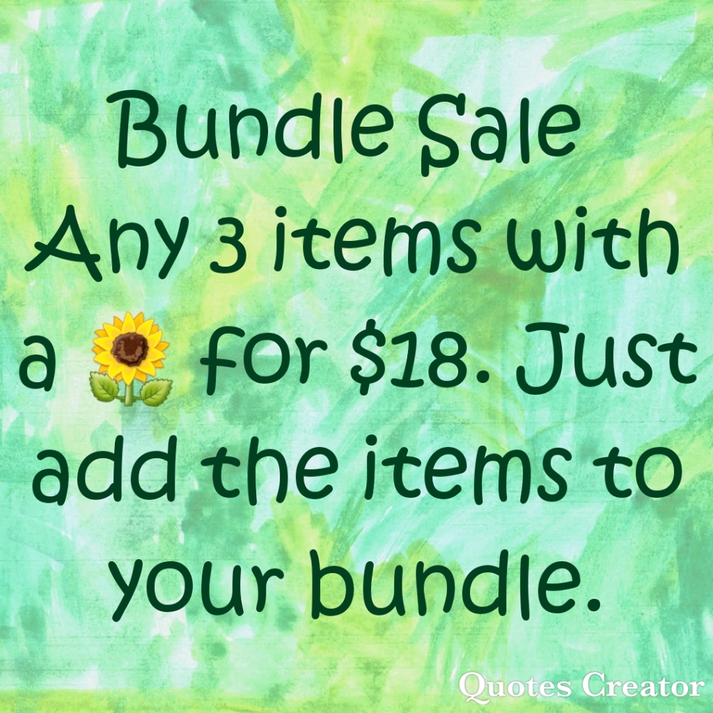 Closetwide Bundle Sale 🌻3 for $18